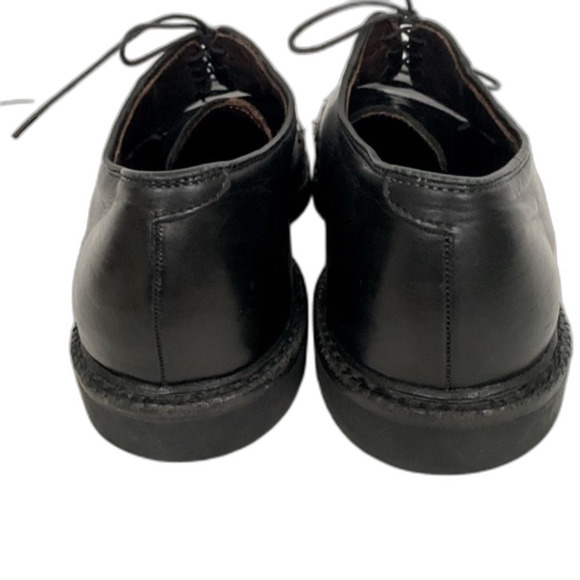 Allen Edmonds Black Leather Plain Toe Dress Shoe With Rubber Sole Size 11.5D - Picture 5 of 12